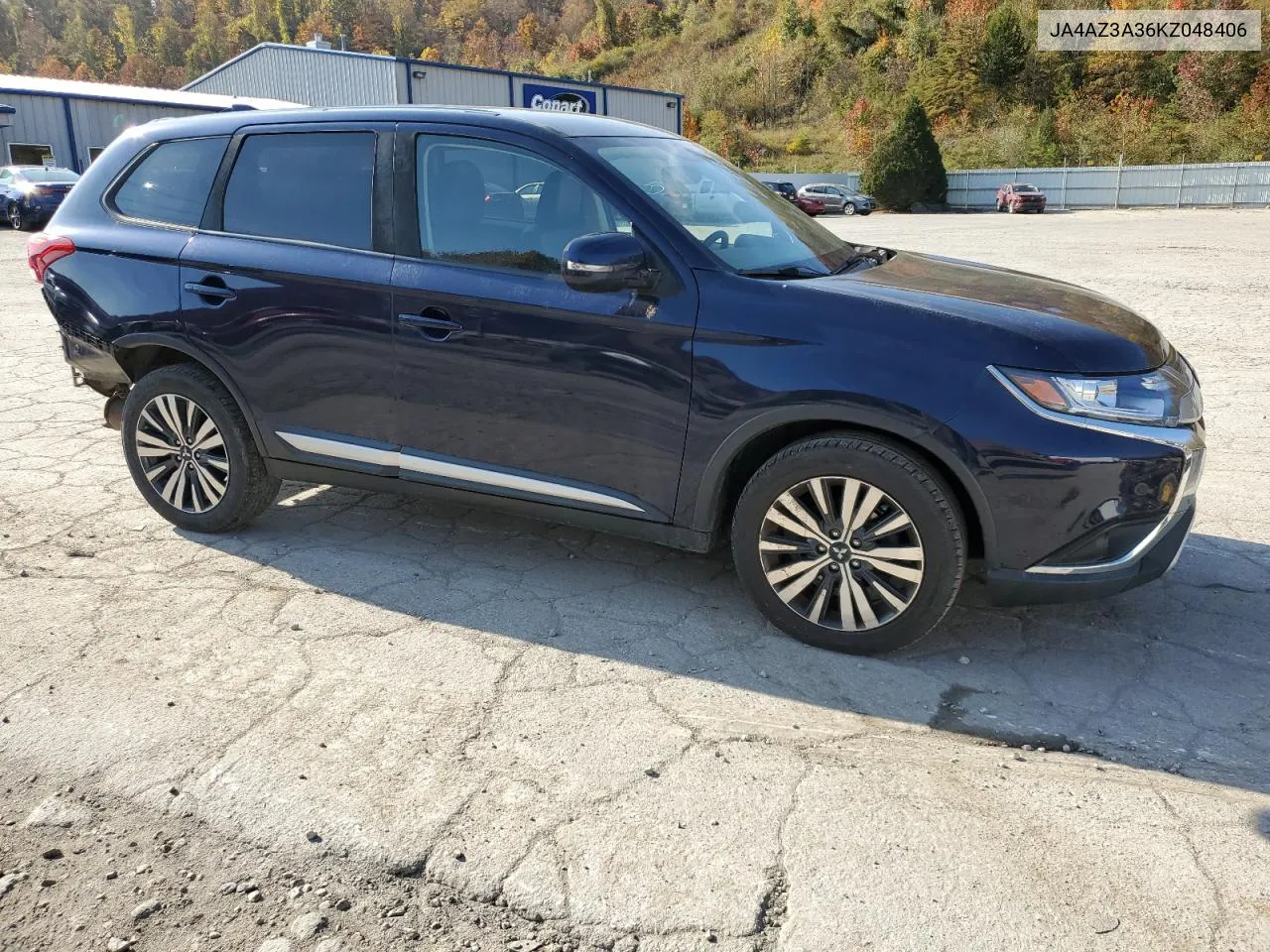 2019 Mitsubishi Outlander Se VIN: JA4AZ3A36KZ048406 Lot: 77646524