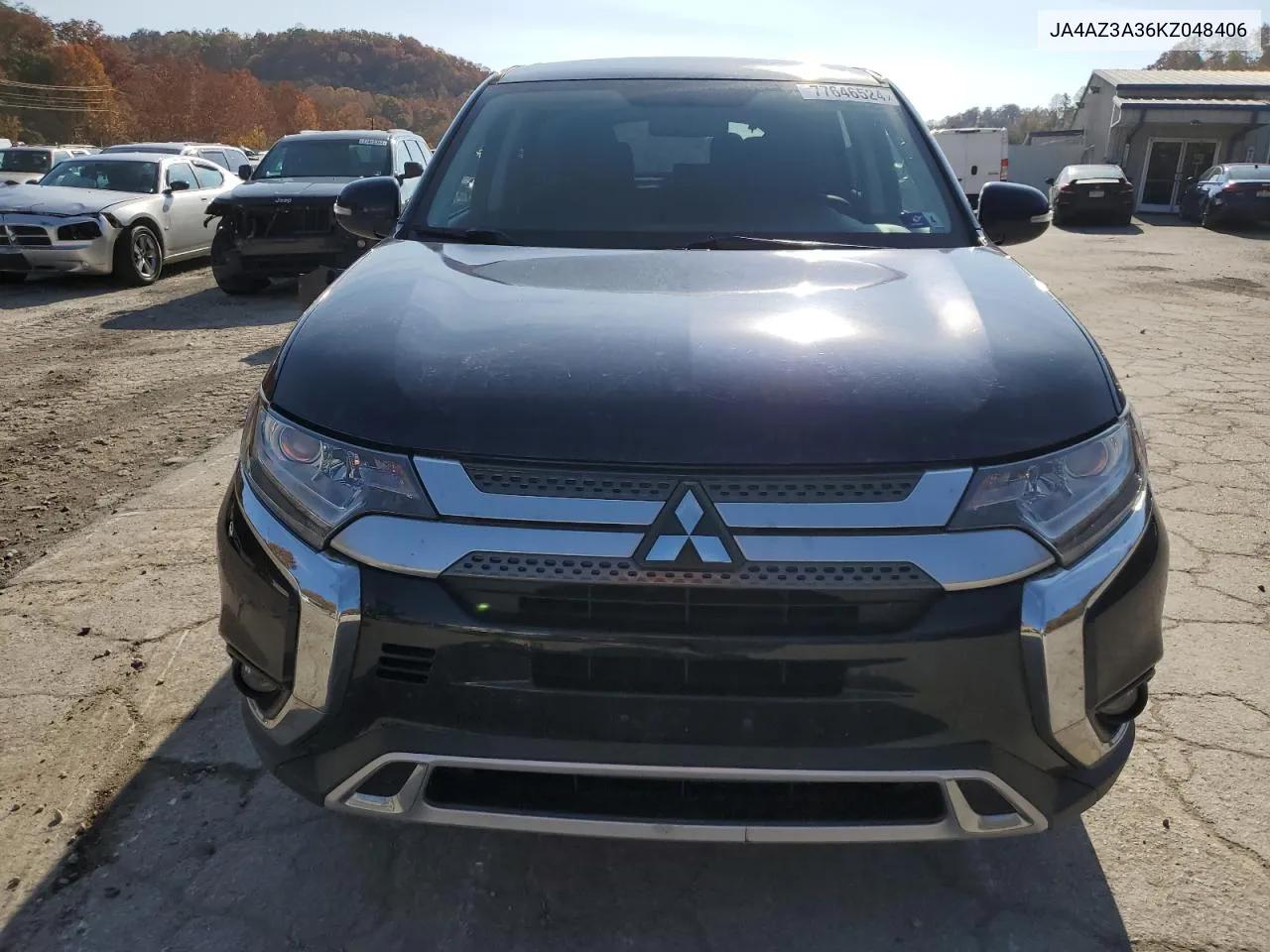 2019 Mitsubishi Outlander Se VIN: JA4AZ3A36KZ048406 Lot: 77646524