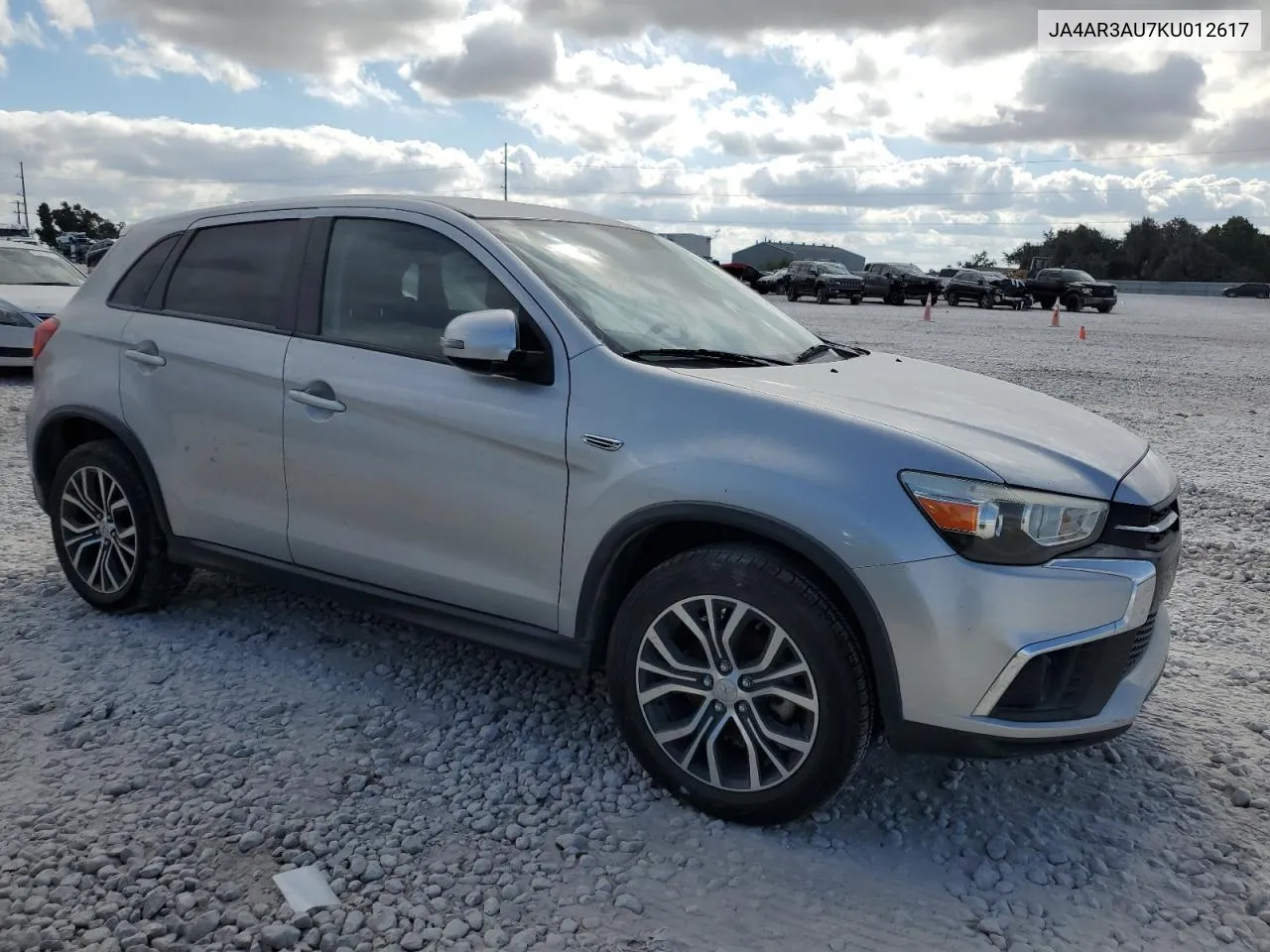 2019 Mitsubishi Outlander Sport Es VIN: JA4AR3AU7KU012617 Lot: 77868054