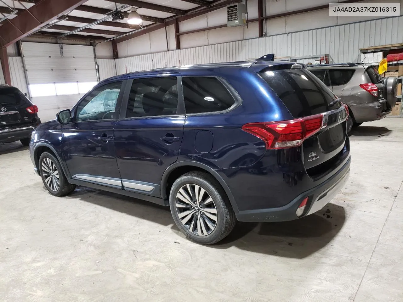 2019 Mitsubishi Outlander Es VIN: JA4AD2A37KZ016315 Lot: 78233743