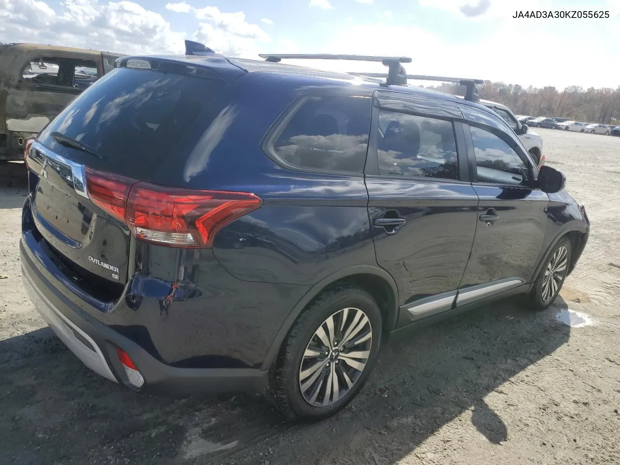 2019 Mitsubishi Outlander Se VIN: JA4AD3A30KZ055625 Lot: 78371584