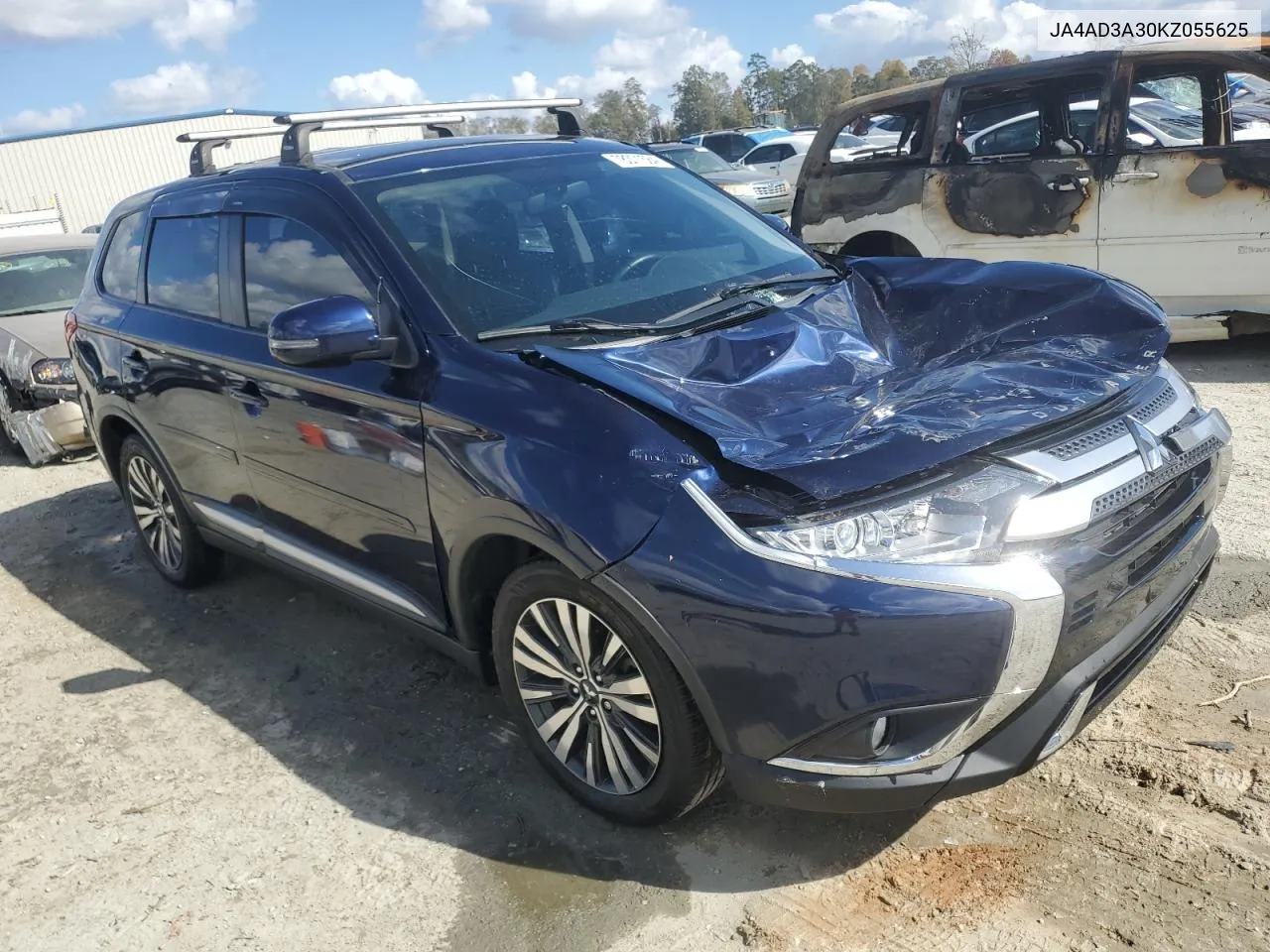 2019 Mitsubishi Outlander Se VIN: JA4AD3A30KZ055625 Lot: 78371584