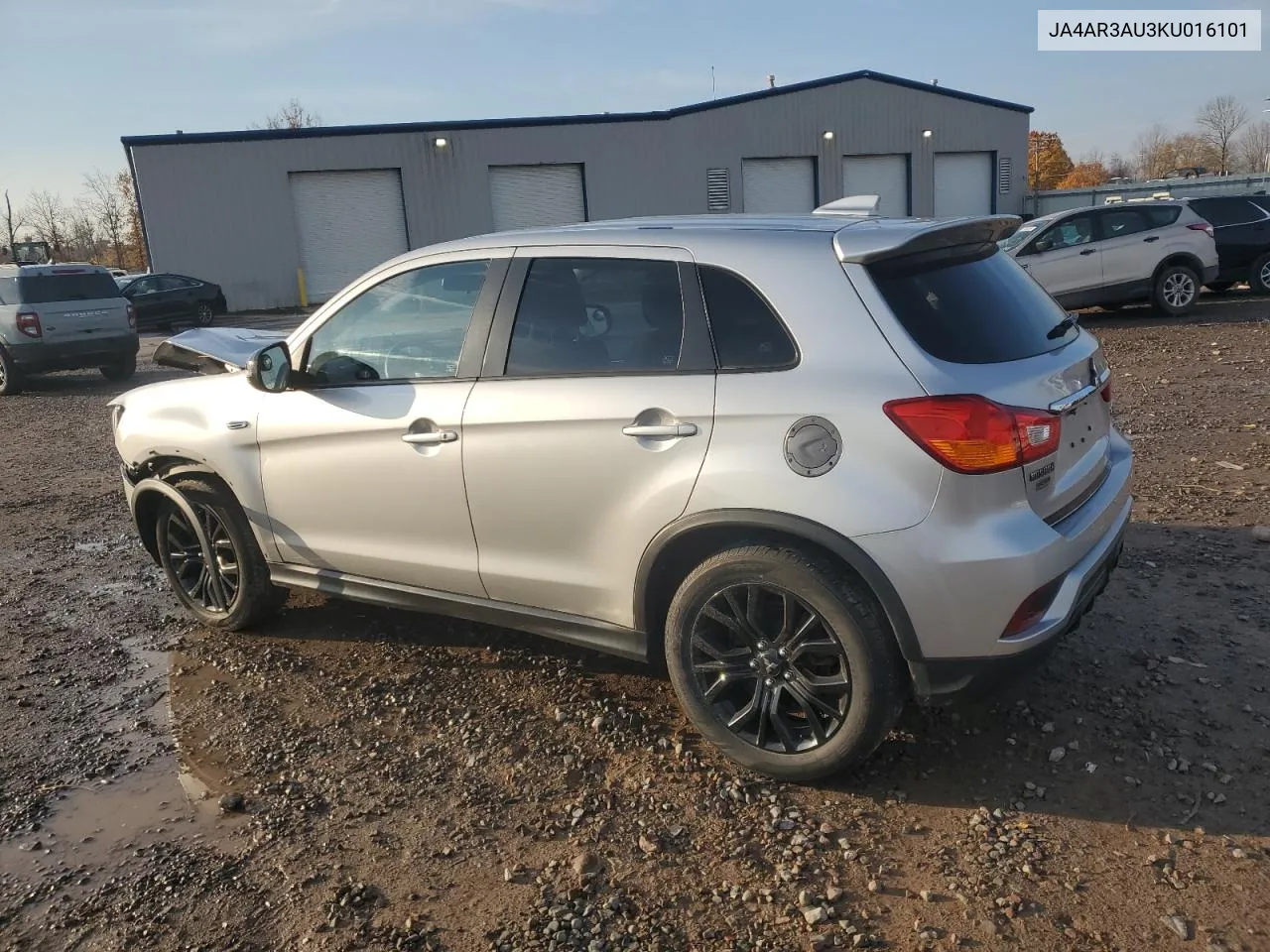 2019 Mitsubishi Outlander Sport Es VIN: JA4AR3AU3KU016101 Lot: 78382534