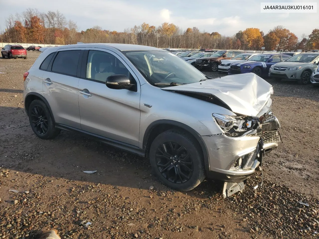 2019 Mitsubishi Outlander Sport Es VIN: JA4AR3AU3KU016101 Lot: 78382534