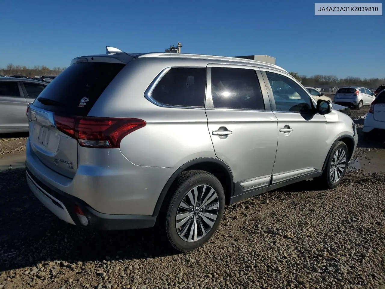 2019 Mitsubishi Outlander Se VIN: JA4AZ3A31KZ039810 Lot: 78671324