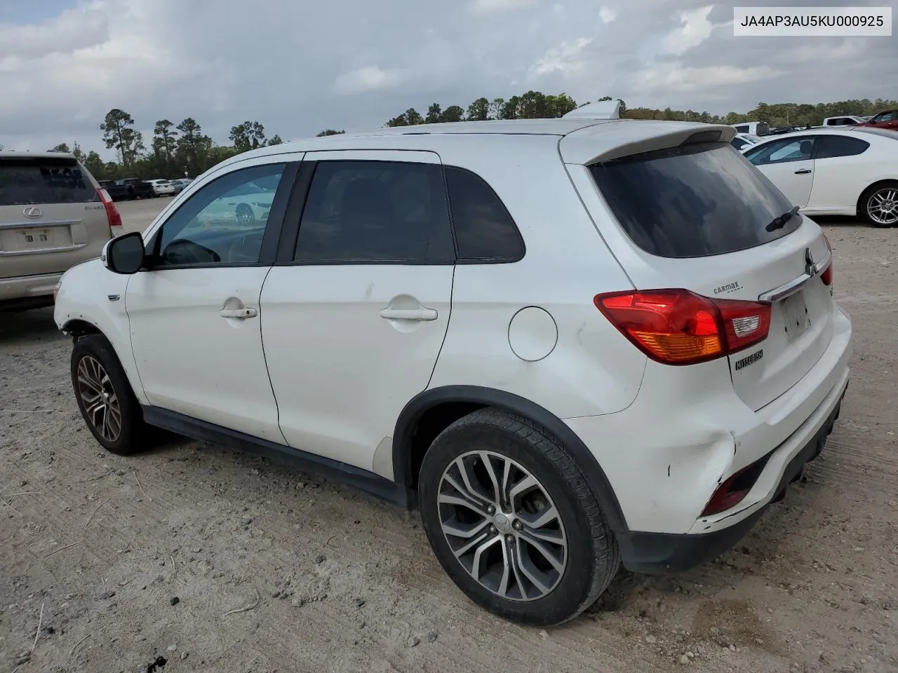 2019 Mitsubishi Outlander Sport Es VIN: JA4AP3AU5KU000925 Lot: 78684614