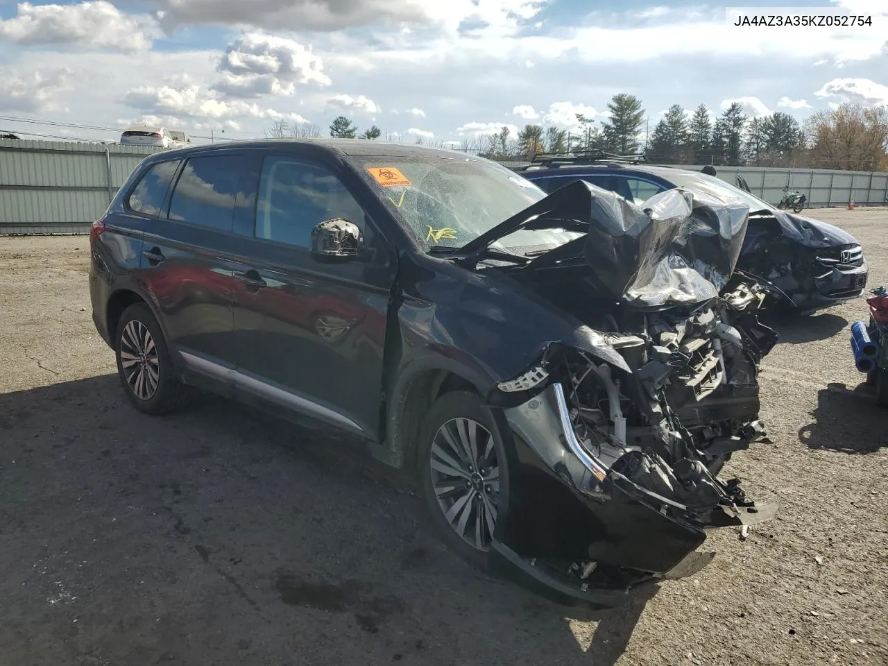 2019 Mitsubishi Outlander Se VIN: JA4AZ3A35KZ052754 Lot: 78929794