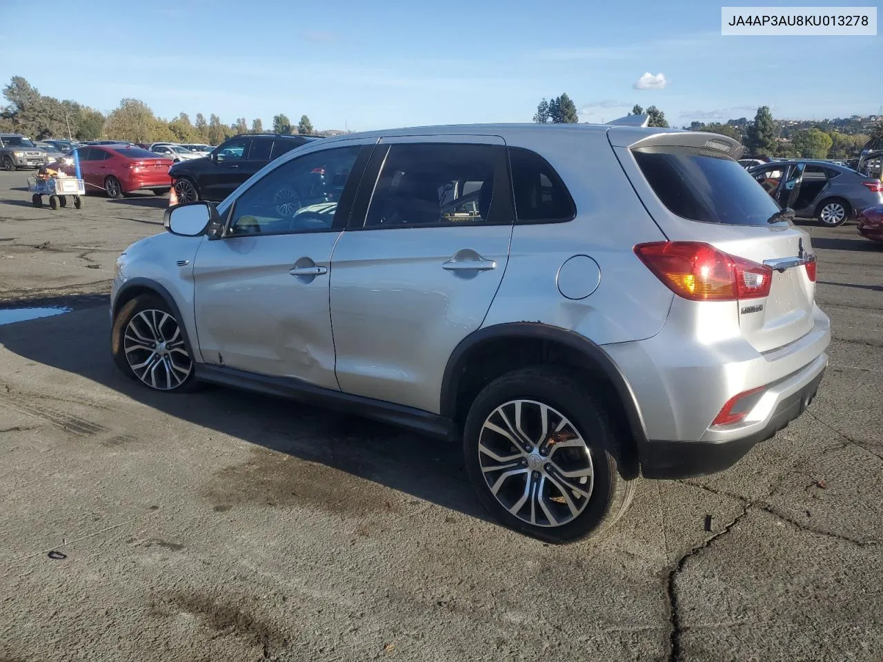 2019 Mitsubishi Outlander Sport Es VIN: JA4AP3AU8KU013278 Lot: 79073174