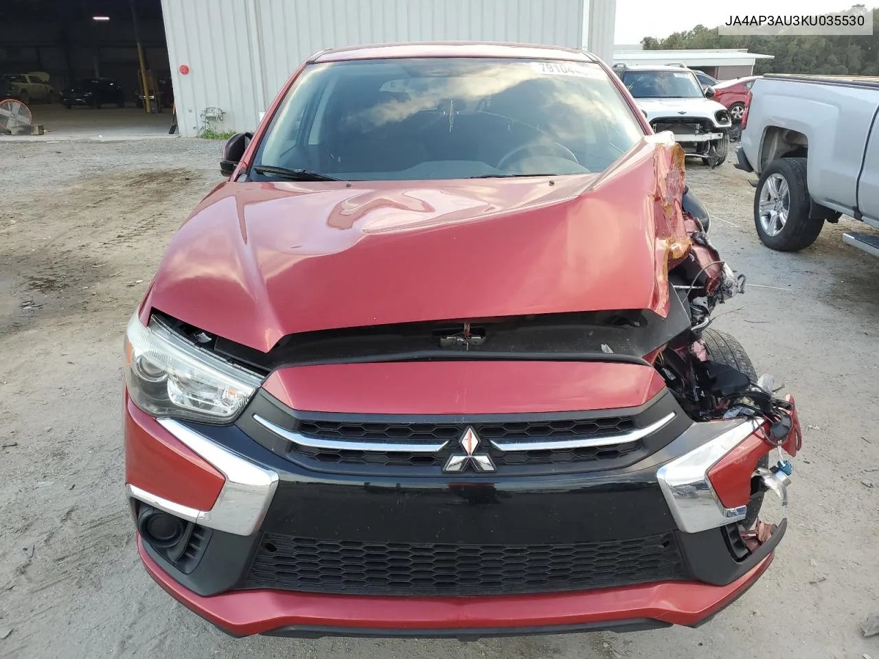 2019 Mitsubishi Outlander Sport Es VIN: JA4AP3AU3KU035530 Lot: 79104404