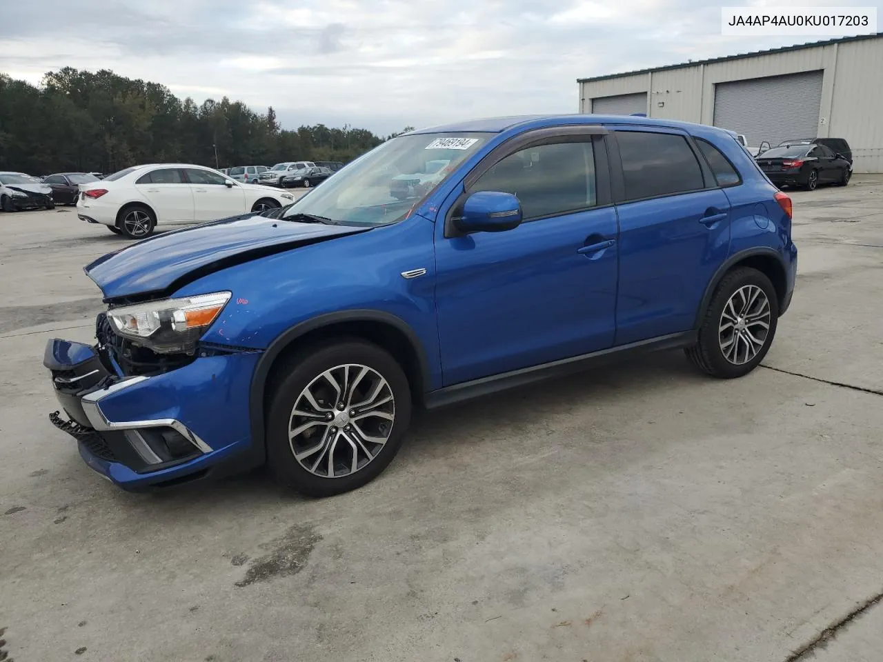 2019 Mitsubishi Outlander Sport Se VIN: JA4AP4AU0KU017203 Lot: 79469194