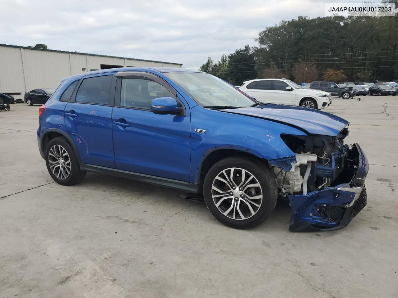 2019 Mitsubishi Outlander Sport Se VIN: JA4AP4AU0KU017203 Lot: 79469194