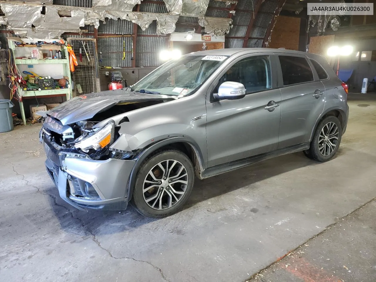 2019 Mitsubishi Outlander Sport Es VIN: JA4AR3AU4KU026300 Lot: 80318854