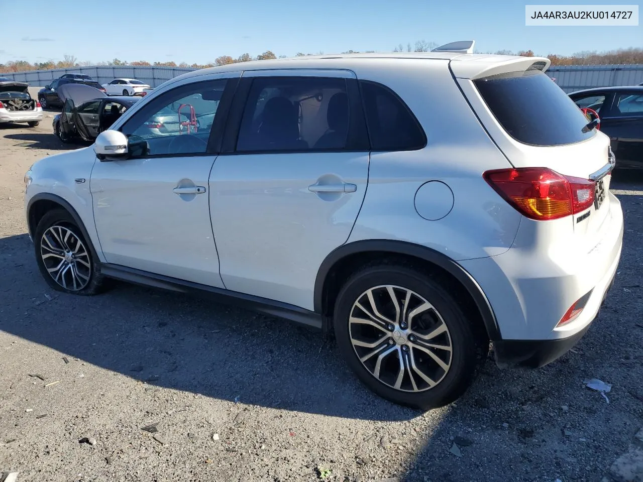 2019 Mitsubishi Outlander Sport Es VIN: JA4AR3AU2KU014727 Lot: 80412424