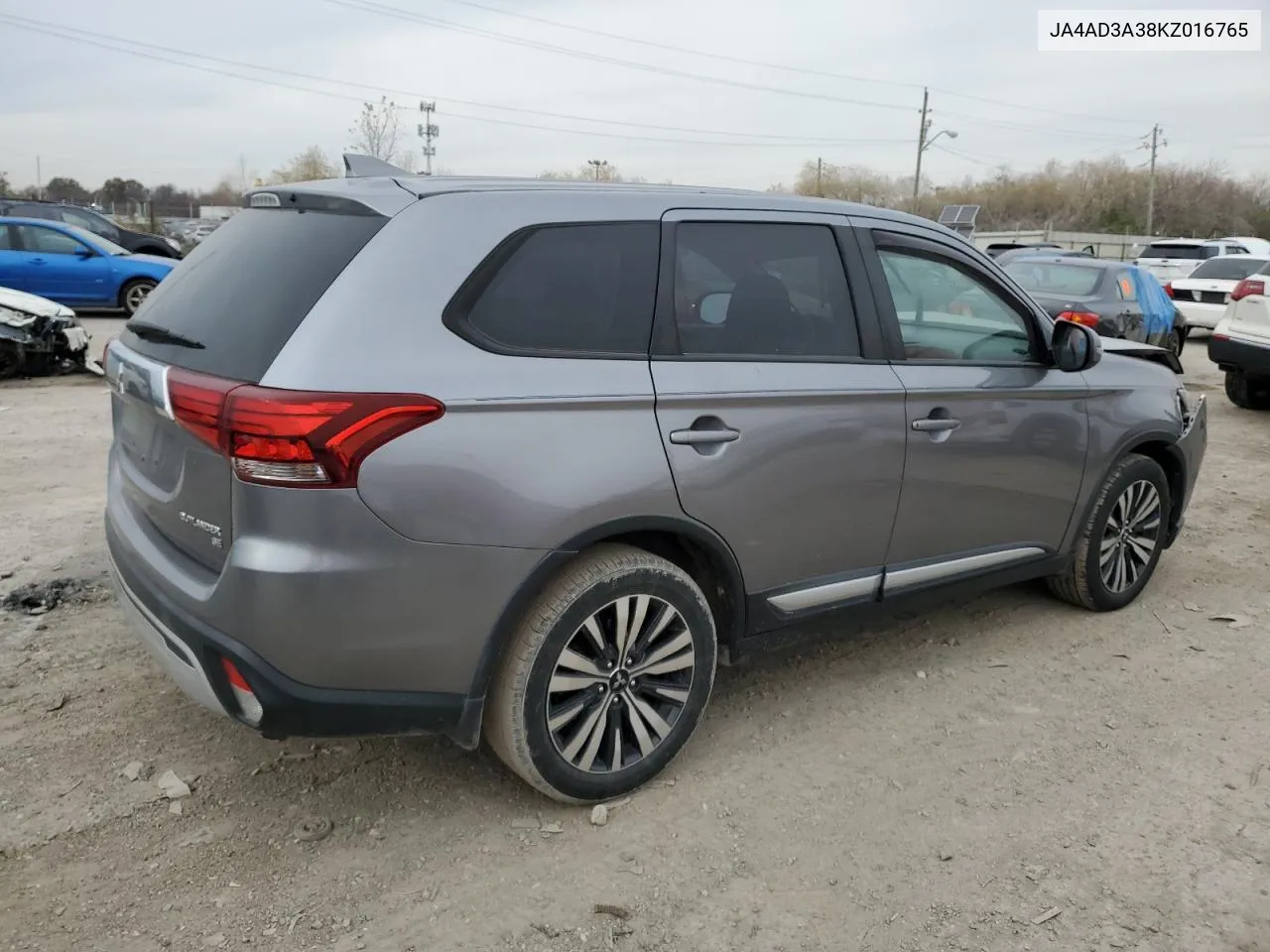 2019 Mitsubishi Outlander Se VIN: JA4AD3A38KZ016765 Lot: 80469564