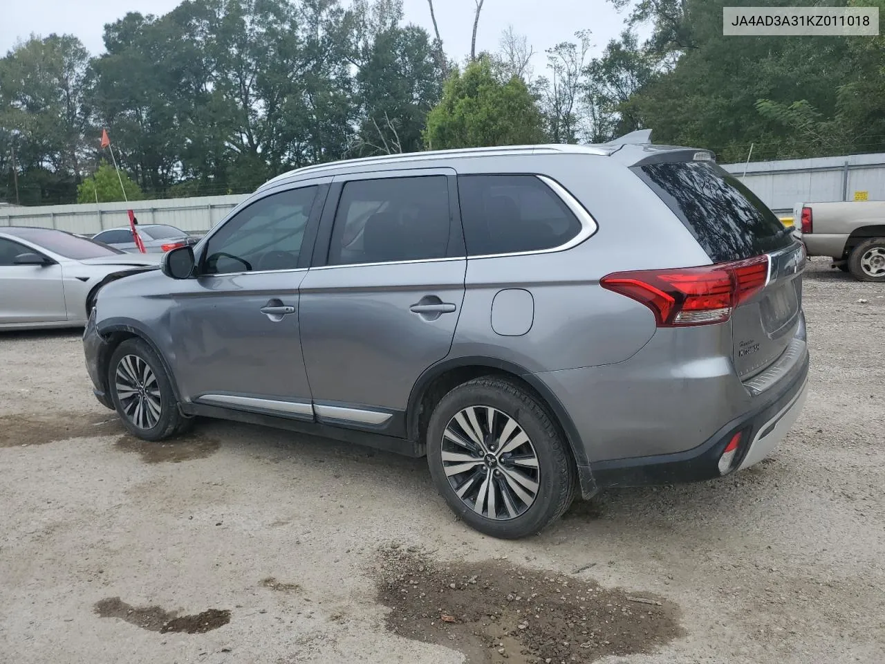 2019 Mitsubishi Outlander Se VIN: JA4AD3A31KZ011018 Lot: 80510694