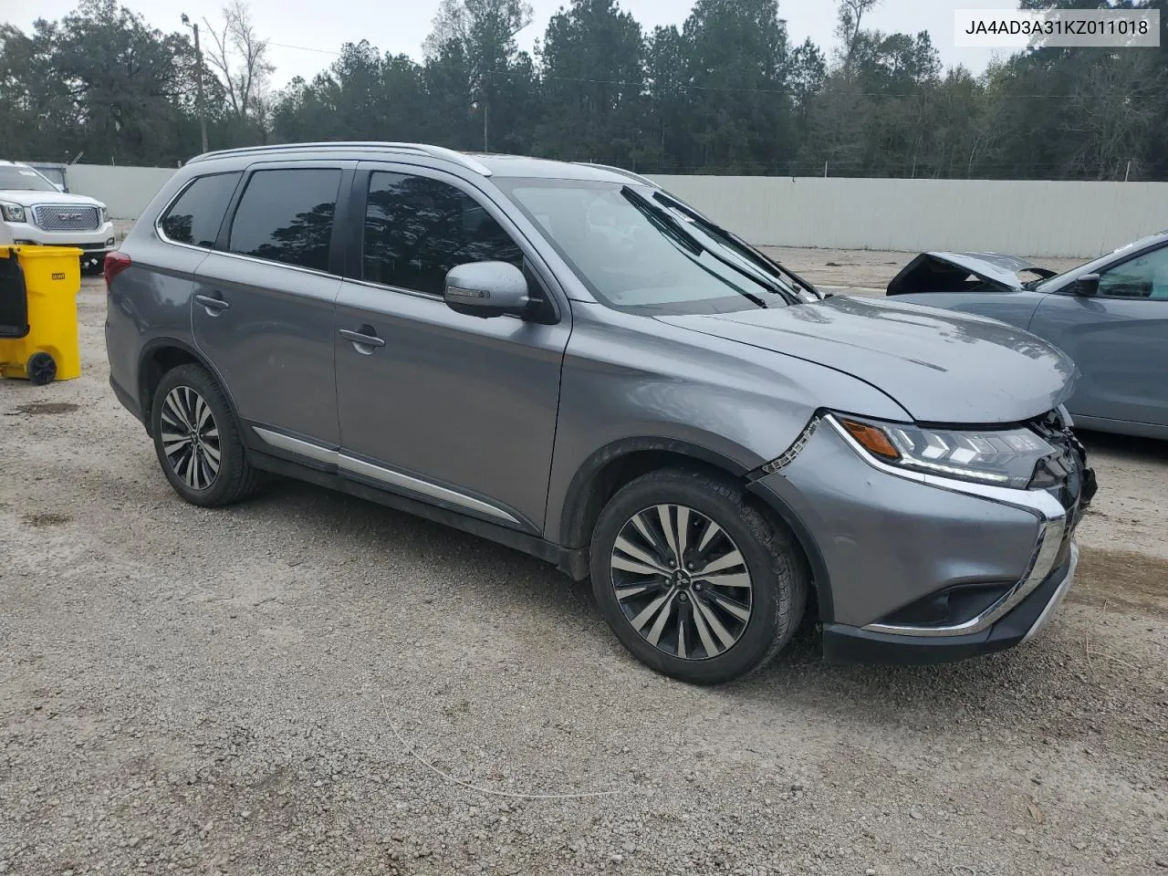 2019 Mitsubishi Outlander Se VIN: JA4AD3A31KZ011018 Lot: 80510694