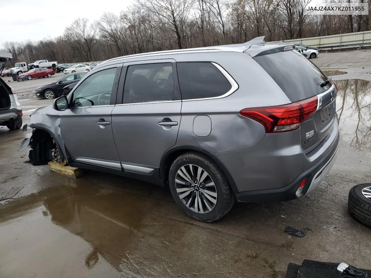 2019 Mitsubishi Outlander Gt VIN: JA4JZ4AX7KZ011955 Lot: 80625734