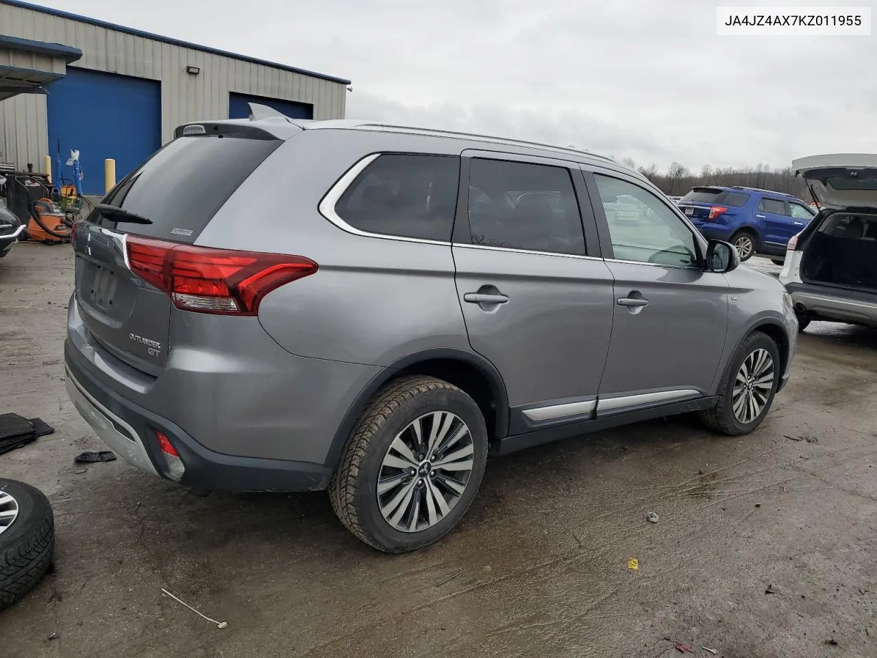 2019 Mitsubishi Outlander Gt VIN: JA4JZ4AX7KZ011955 Lot: 80625734