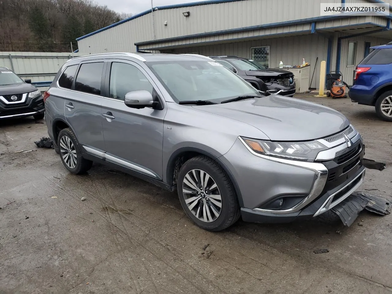 2019 Mitsubishi Outlander Gt VIN: JA4JZ4AX7KZ011955 Lot: 80625734