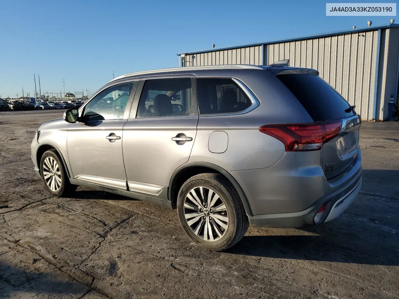 2019 Mitsubishi Outlander Se VIN: JA4AD3A33KZ053190 Lot: 81192174