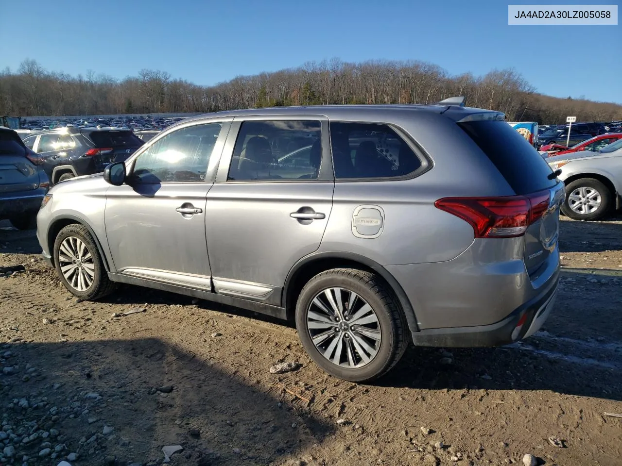 2020 Mitsubishi Outlander Es VIN: JA4AD2A30LZ005058 Lot: 41608204