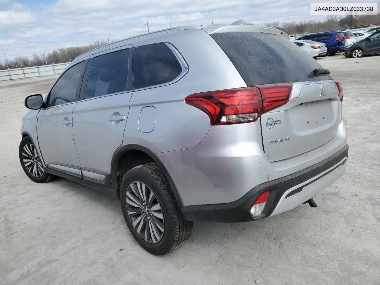 2020 Mitsubishi Outlander Se VIN: JA4AD3A30LZ033738 Lot: 45492354