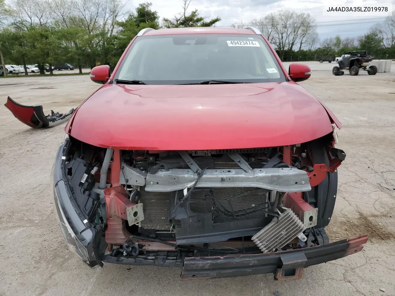 2020 Mitsubishi Outlander Se VIN: JA4AD3A35LZ019978 Lot: 49423474