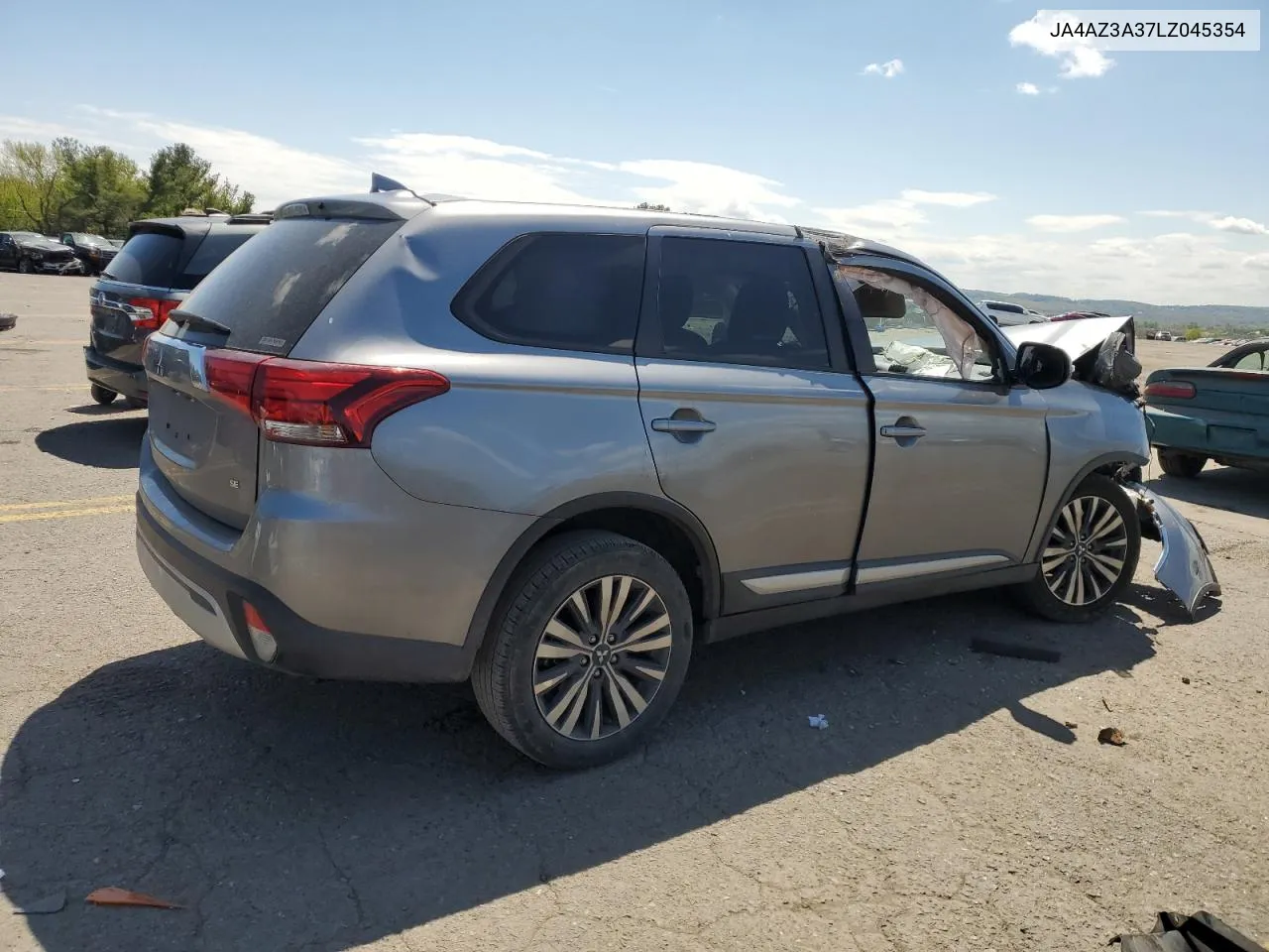 2020 Mitsubishi Outlander Se VIN: JA4AZ3A37LZ045354 Lot: 52326544