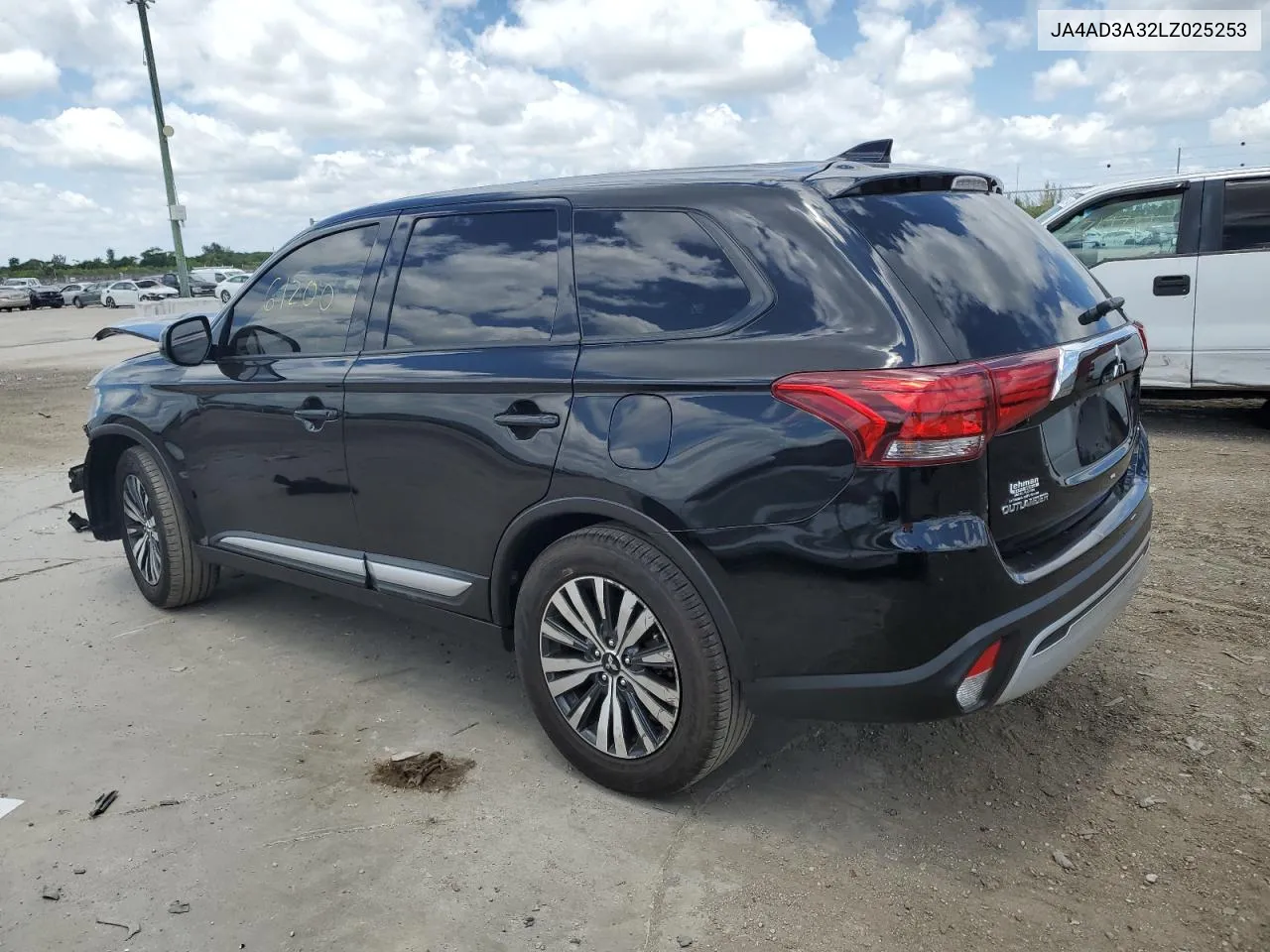 JA4AD3A32LZ025253 2020 Mitsubishi Outlander Se