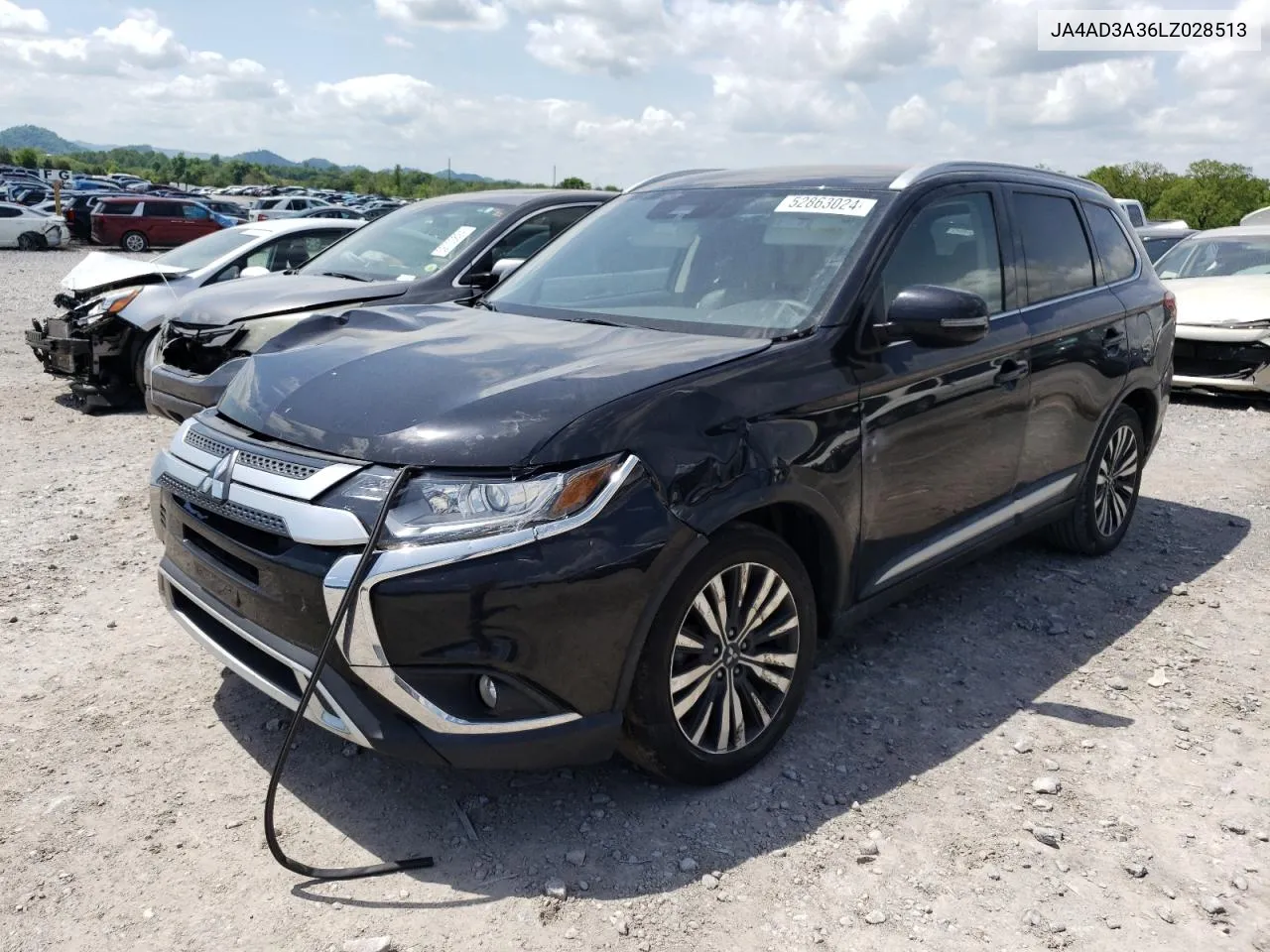 2020 Mitsubishi Outlander Se VIN: JA4AD3A36LZ028513 Lot: 52863024