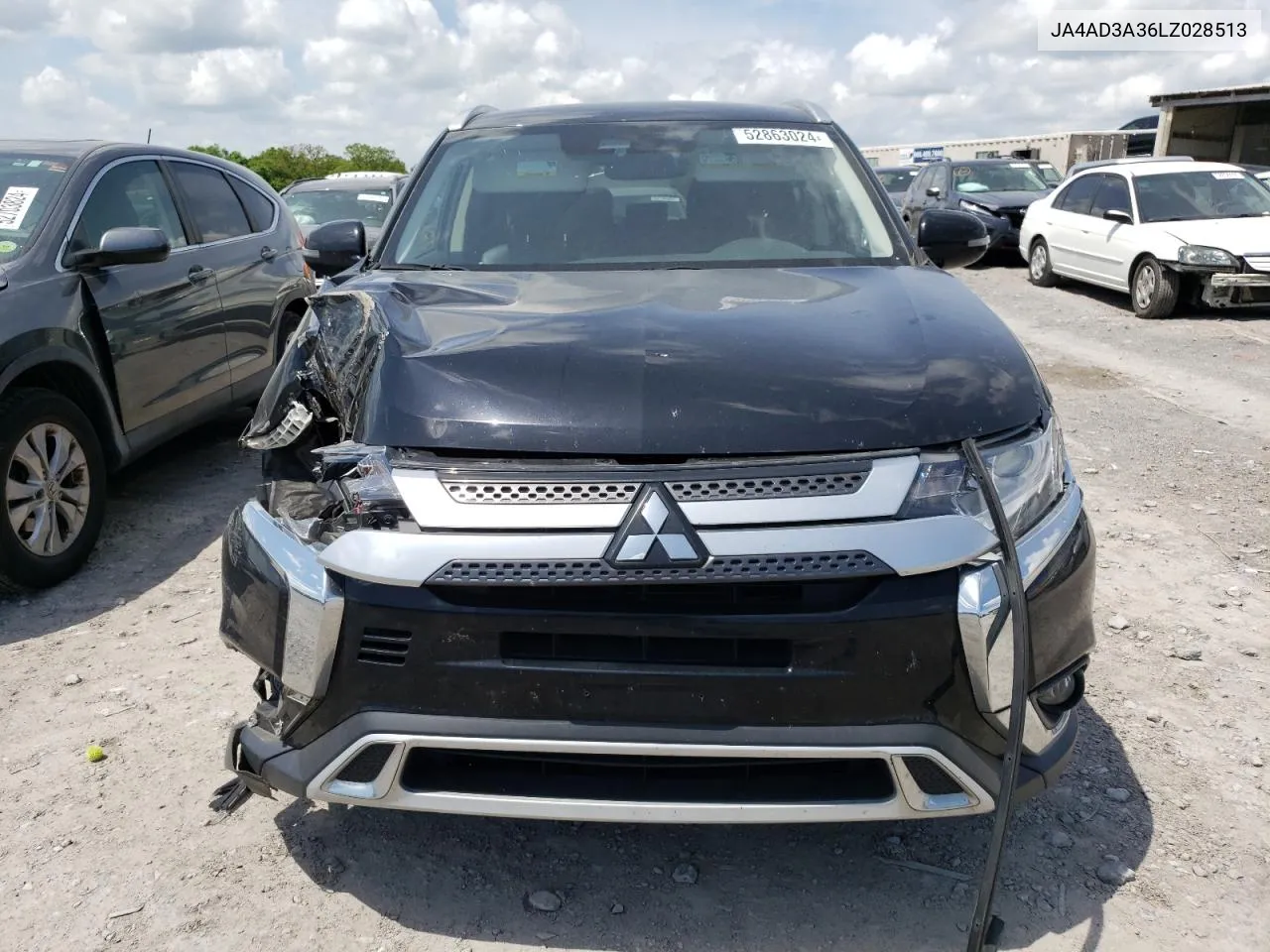 2020 Mitsubishi Outlander Se VIN: JA4AD3A36LZ028513 Lot: 52863024