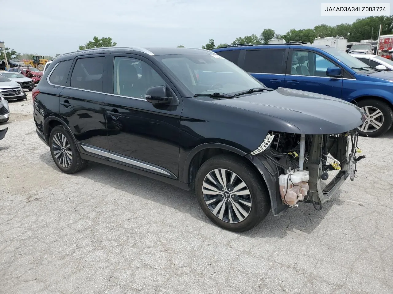 2020 Mitsubishi Outlander Se VIN: JA4AD3A34LZ003724 Lot: 56123934