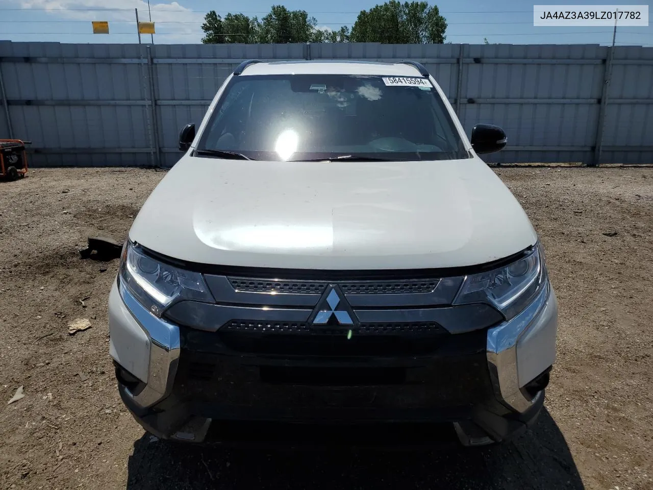 2020 Mitsubishi Outlander Se VIN: JA4AZ3A39LZ017782 Lot: 58415594