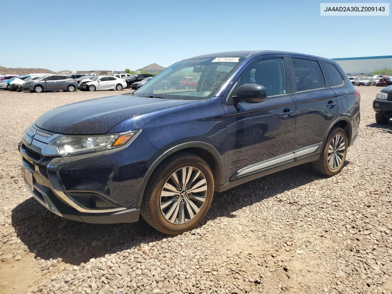 2020 Mitsubishi Outlander Es VIN: JA4AD2A30LZ009143 Lot: 59274544