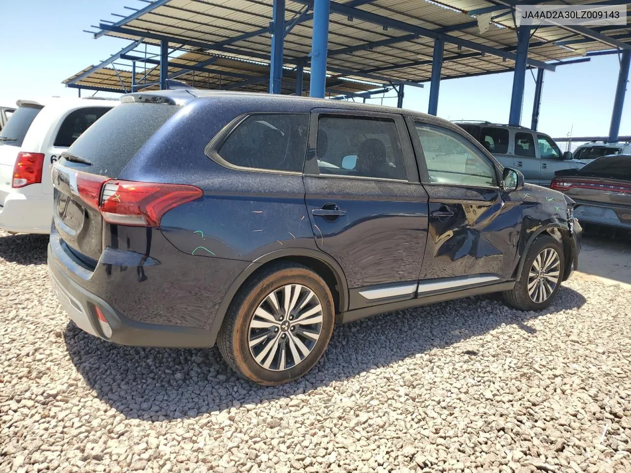 2020 Mitsubishi Outlander Es VIN: JA4AD2A30LZ009143 Lot: 59274544