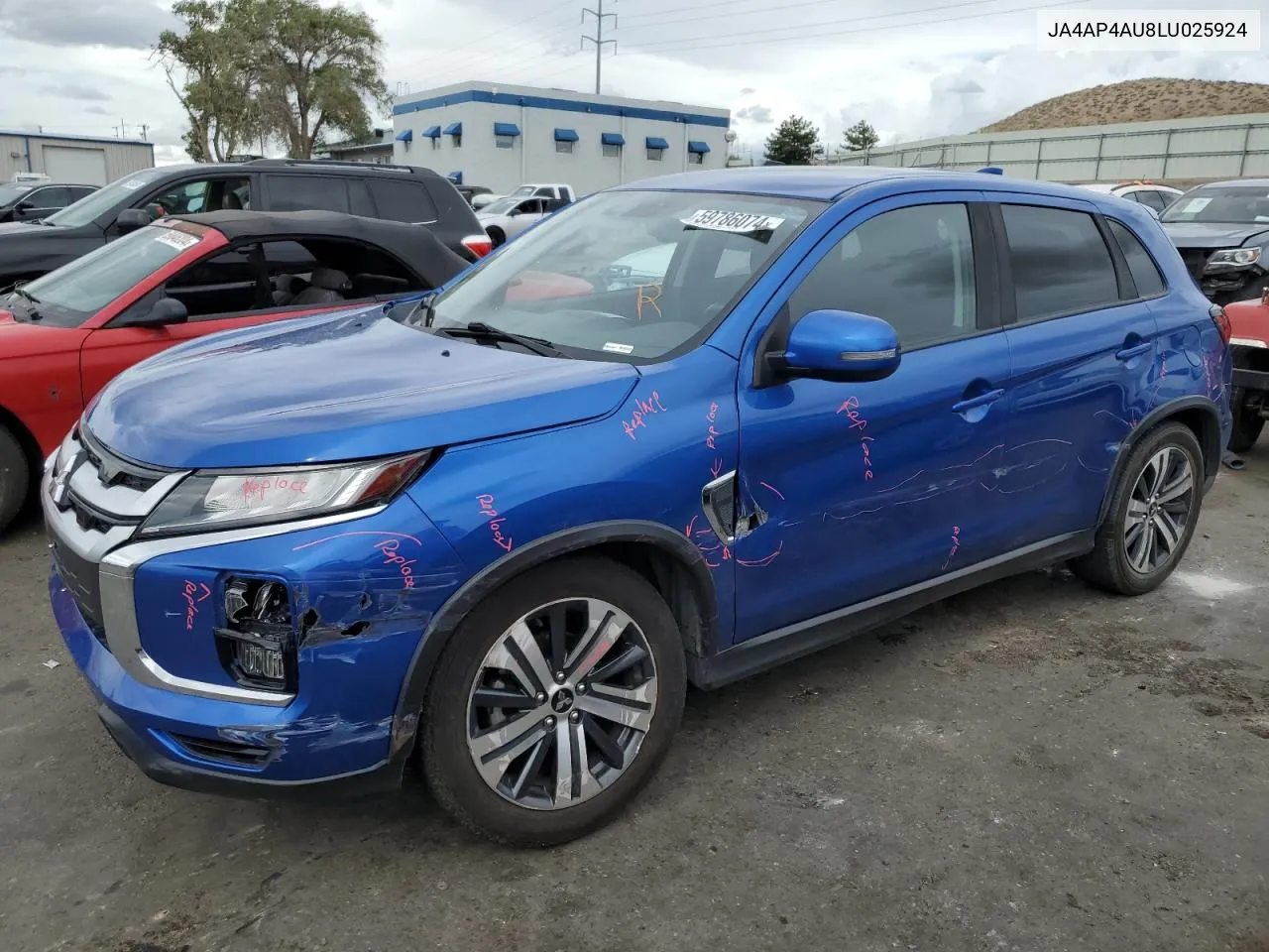 2020 Mitsubishi Outlander Sport Se VIN: JA4AP4AU8LU025924 Lot: 59786074