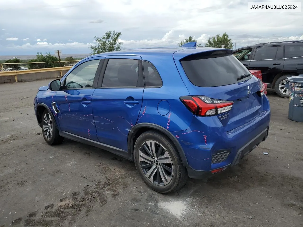 2020 Mitsubishi Outlander Sport Se VIN: JA4AP4AU8LU025924 Lot: 59786074