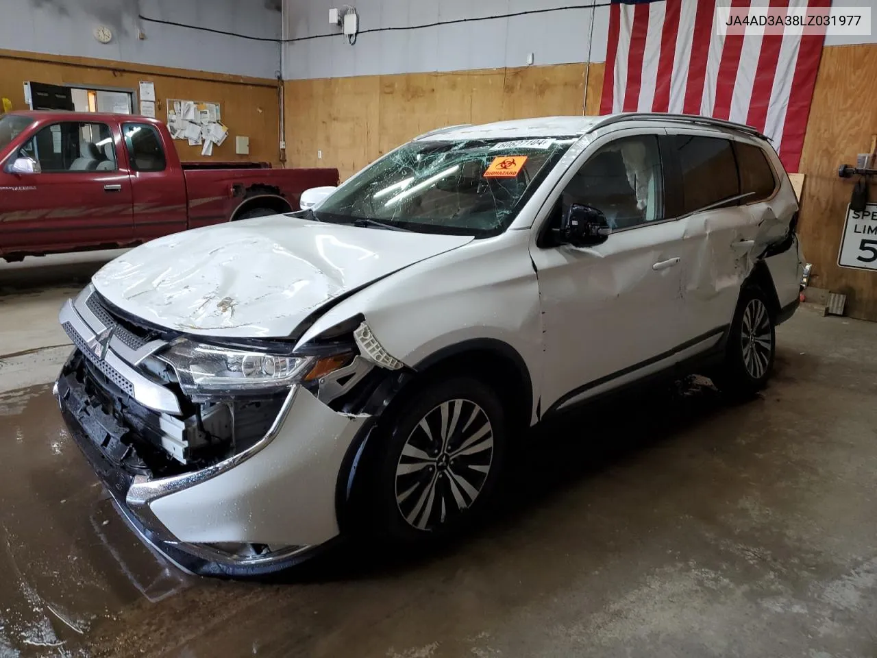 2020 Mitsubishi Outlander Se VIN: JA4AD3A38LZ031977 Lot: 60627104