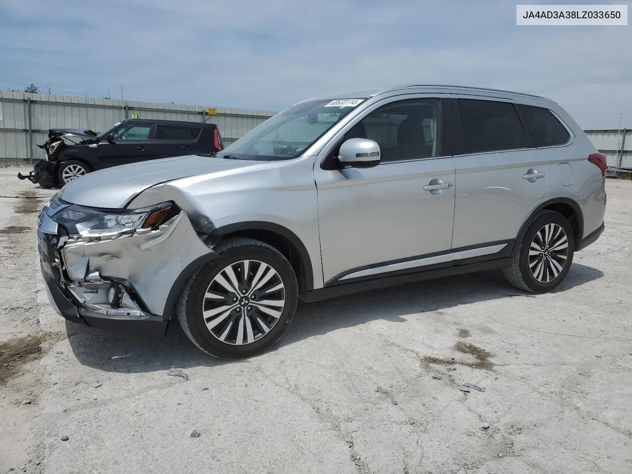 2020 Mitsubishi Outlander Se VIN: JA4AD3A38LZ033650 Lot: 60633114