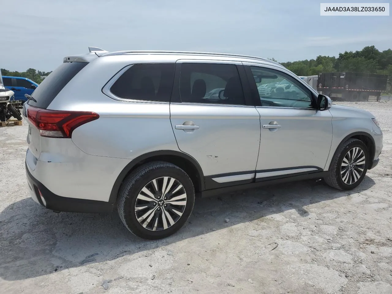 2020 Mitsubishi Outlander Se VIN: JA4AD3A38LZ033650 Lot: 60633114