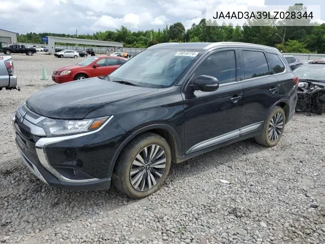 2020 Mitsubishi Outlander Se VIN: JA4AD3A39LZ028344 Lot: 60912694