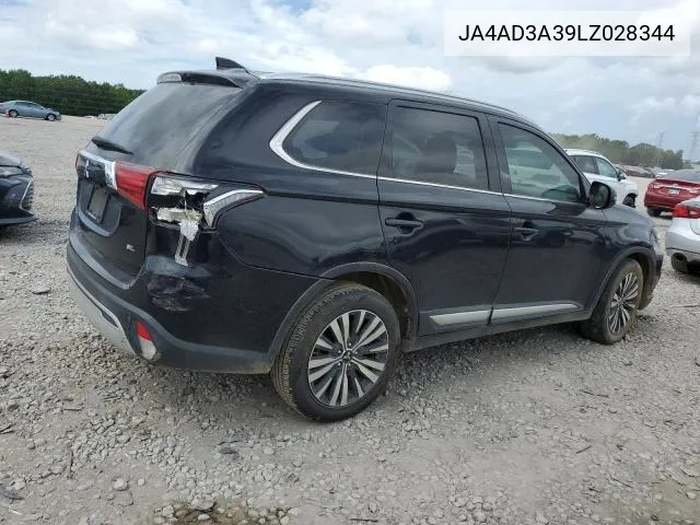 JA4AD3A39LZ028344 2020 Mitsubishi Outlander Se