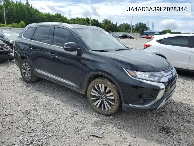 2020 Mitsubishi Outlander Se VIN: JA4AD3A39LZ028344 Lot: 60912694