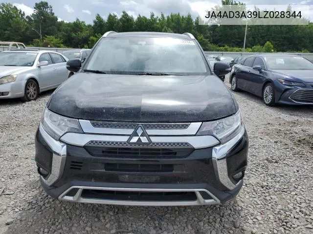 JA4AD3A39LZ028344 2020 Mitsubishi Outlander Se