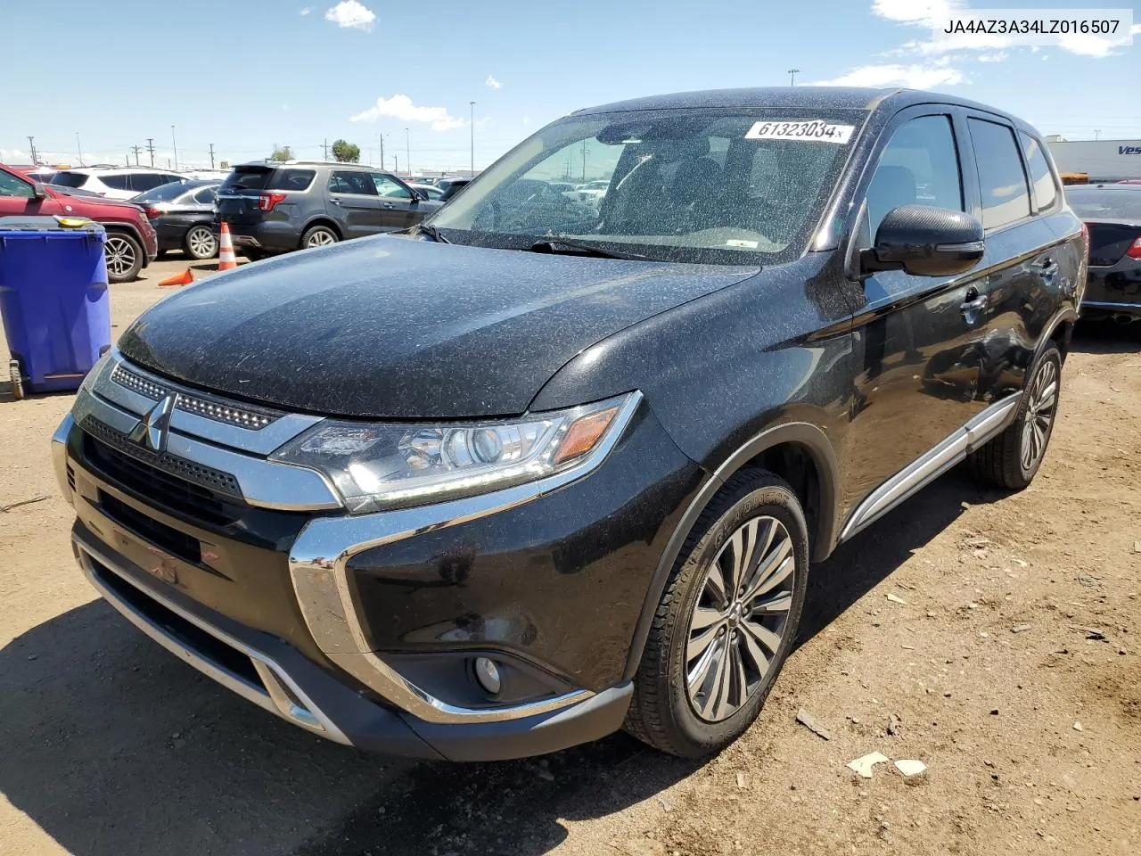 2020 Mitsubishi Outlander Se VIN: JA4AZ3A34LZ016507 Lot: 61323034