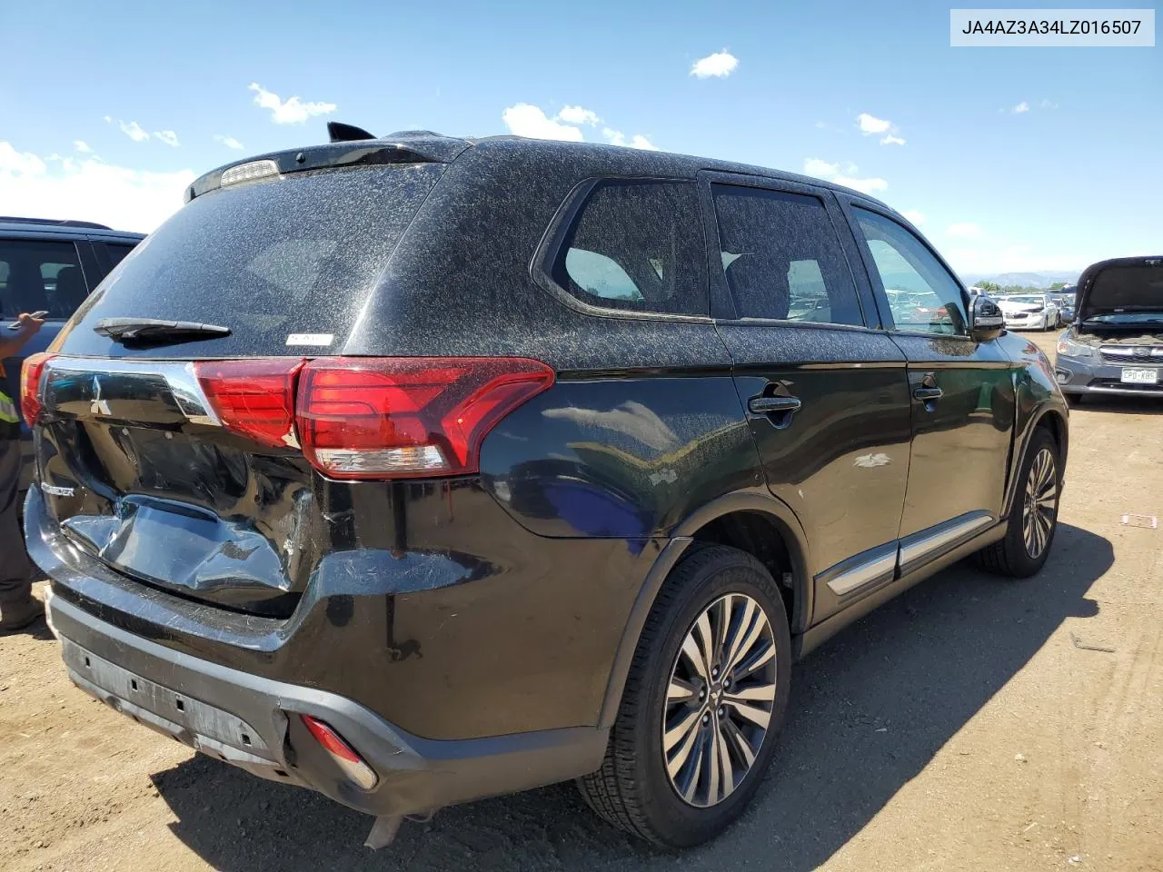 2020 Mitsubishi Outlander Se VIN: JA4AZ3A34LZ016507 Lot: 61323034