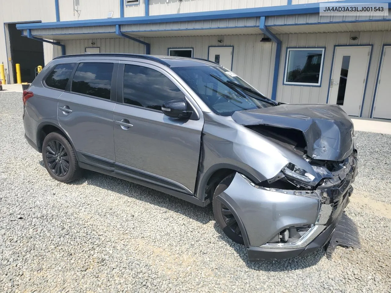 2020 Mitsubishi Outlander Se VIN: JA4AD3A33LJ001543 Lot: 61948174