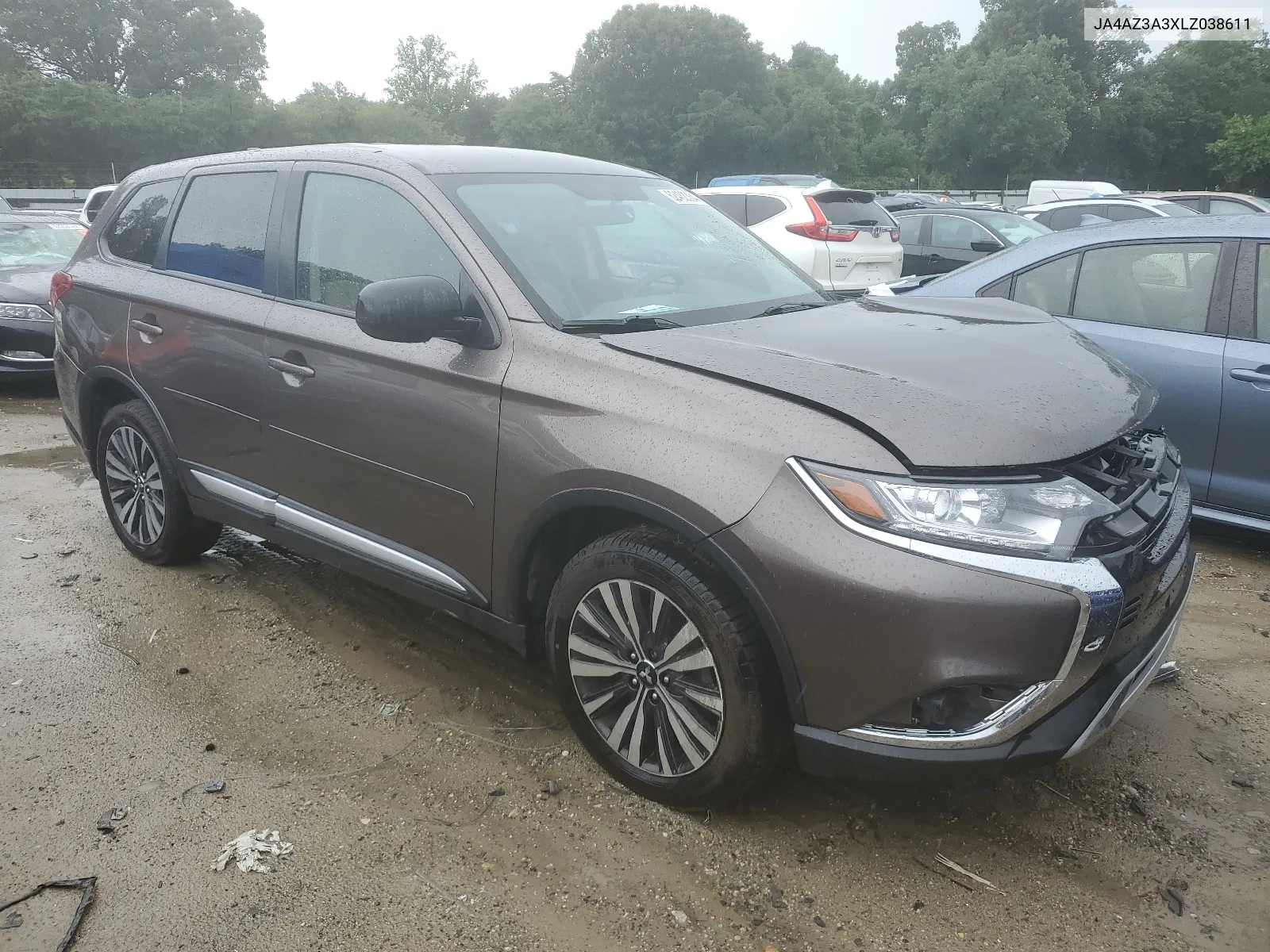 2020 Mitsubishi Outlander Se VIN: JA4AZ3A3XLZ038611 Lot: 62482364