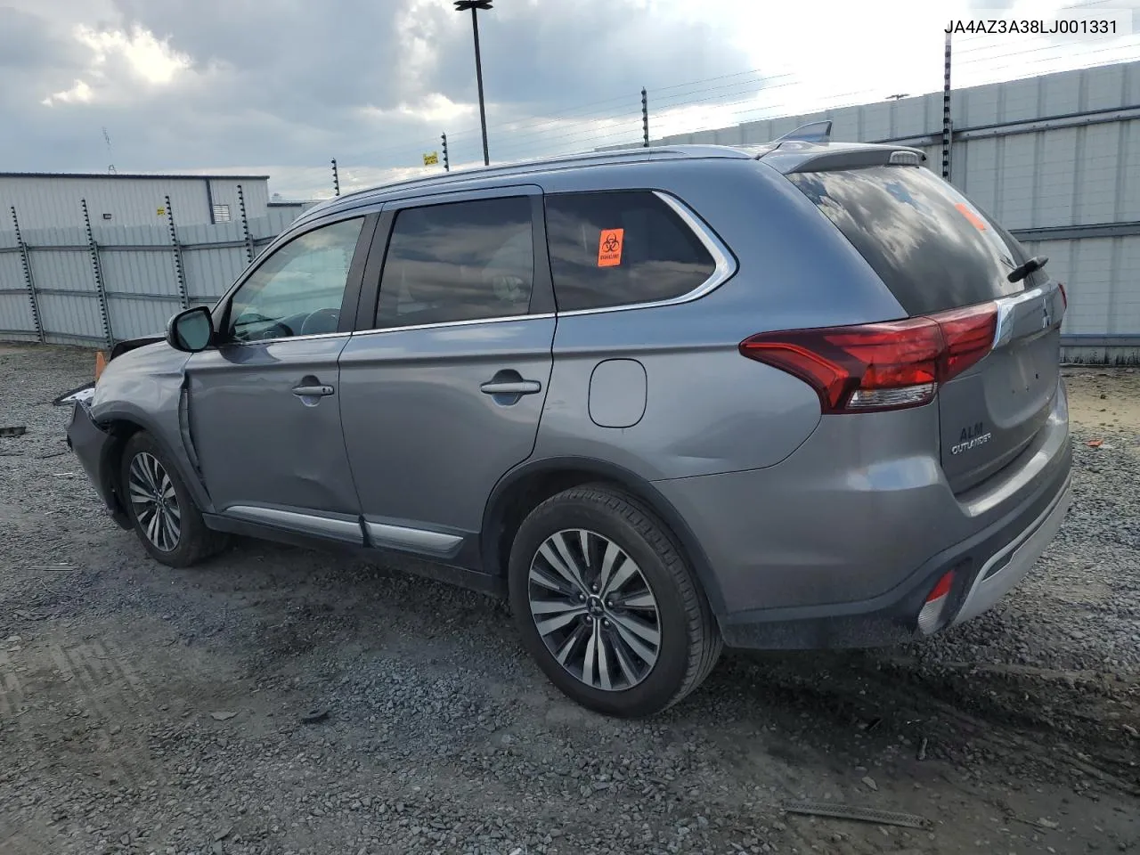 2020 Mitsubishi Outlander Se VIN: JA4AZ3A38LJ001331 Lot: 62620274