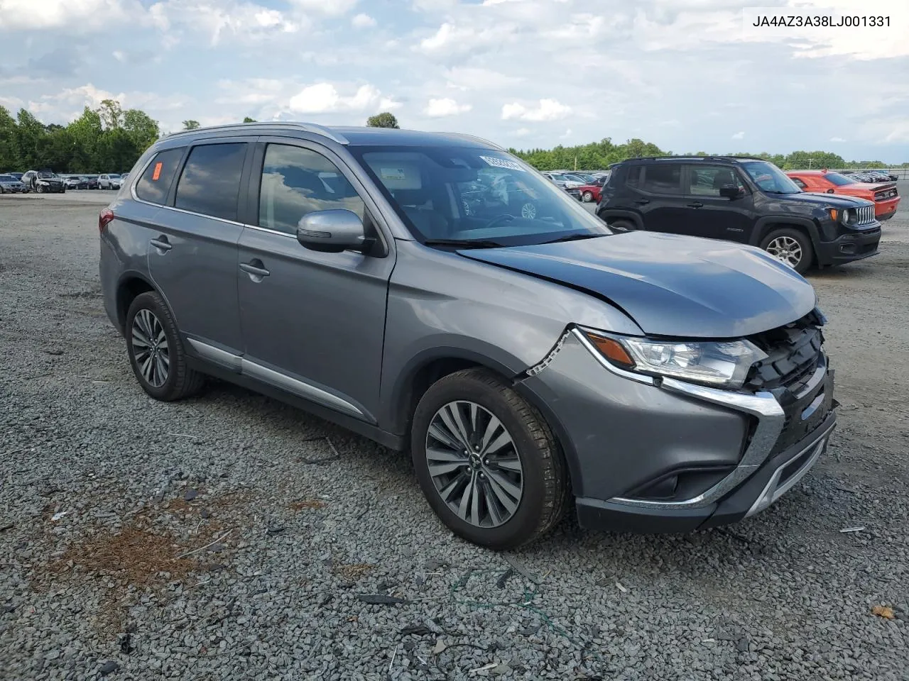 2020 Mitsubishi Outlander Se VIN: JA4AZ3A38LJ001331 Lot: 62620274